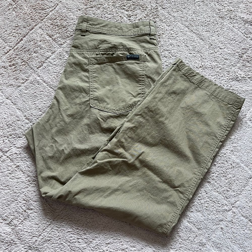 Columbia Regular Fit Straight Leg Pants Utility Outdoor Hiking Sz 38W 30L